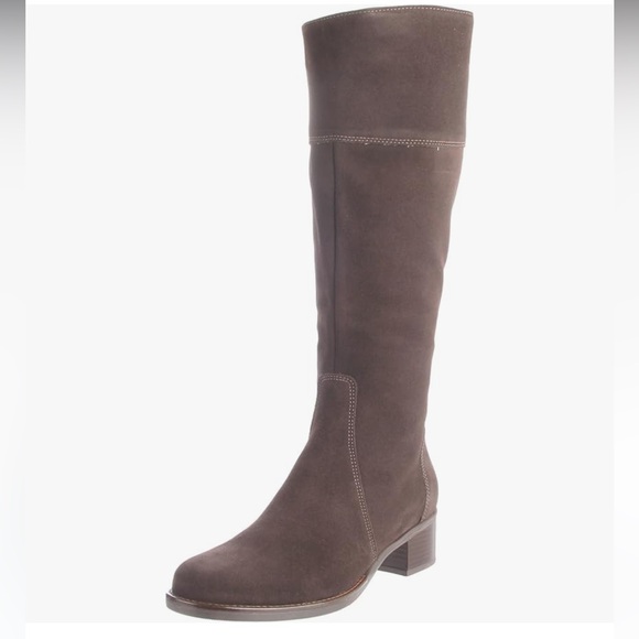 La CANADIENNE Shoes - La Canadienne Passion Riding Boot Wide Leather Suede Womens Size 9 Brown